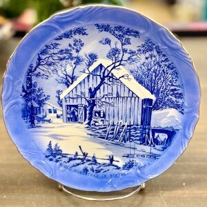 Vintage Currier and Ives 
THE OLD HOMESTEAD IN WINTER